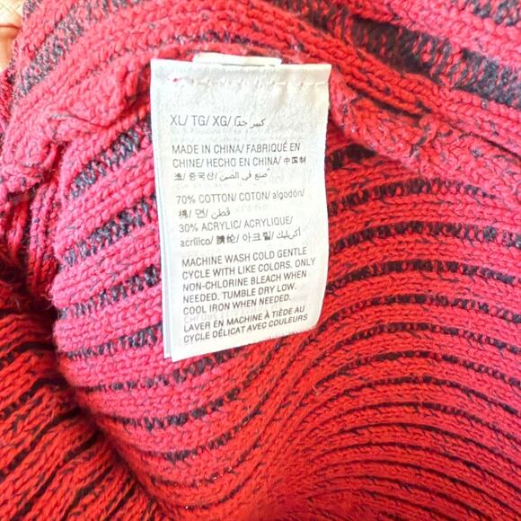 Vintage structured red and black - Picture 5 of 5